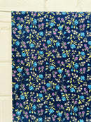 100cms Sweet Vintage Blue Florals
