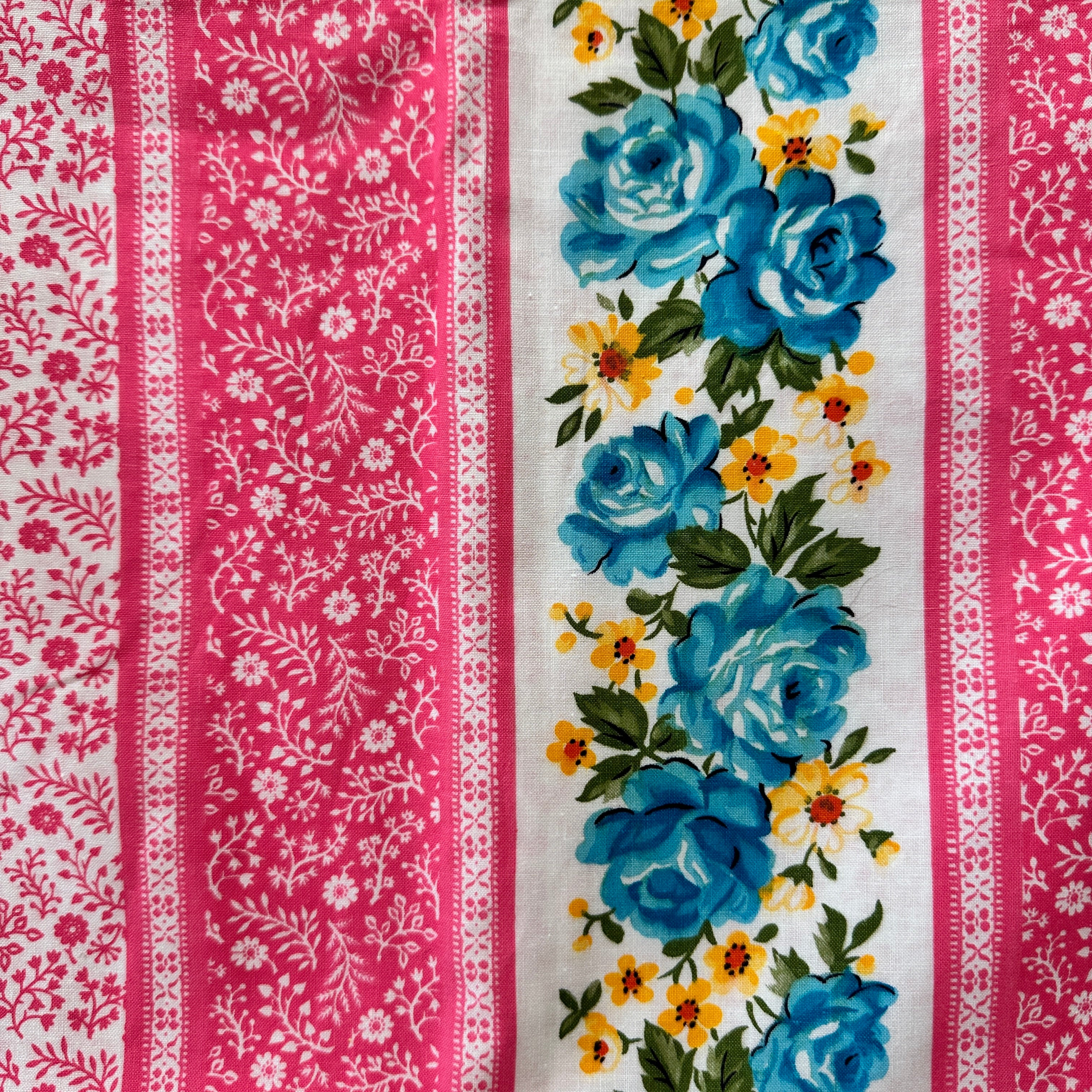 190cms Vintage PINKS Florals Cotton