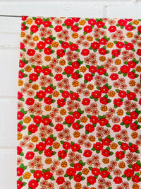 190cms So Pretty Vintage Florals Reds