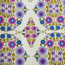 Purple Wallpaper RETRO 70's Home Reno Furniture Up Cycle