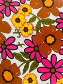 440cms FABULOUS Loud Vintage Fabric HUGE