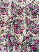 110cms GORGEOUS Old World Floral Cotton Fabric