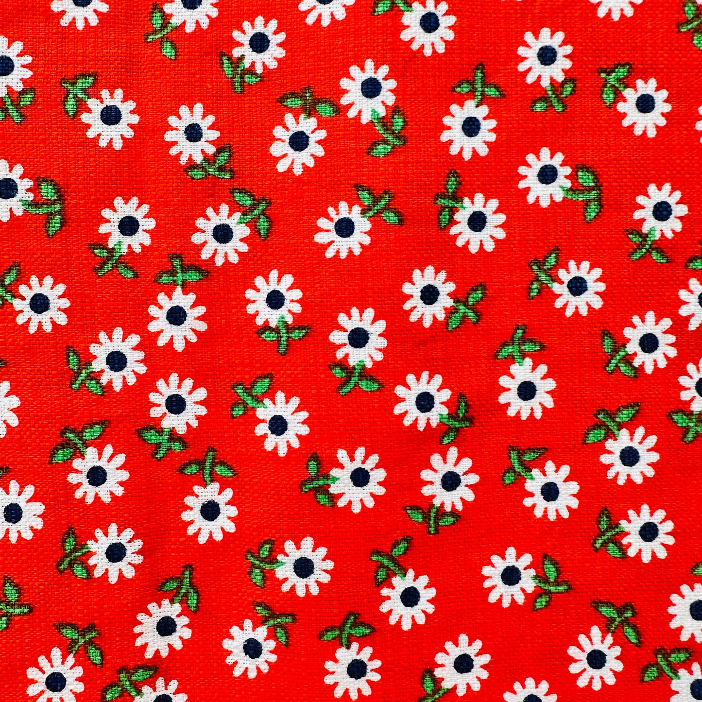 90cms Amazing Quality Vintage Red Floral Fabric