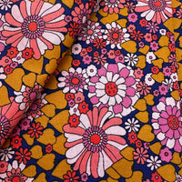 150cms Sourced from Spain Cotton Floral Fabric ~ Several Metres Available