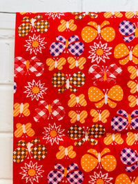 185cms ADORABLE Vintage Butterfly Fabric Cotton