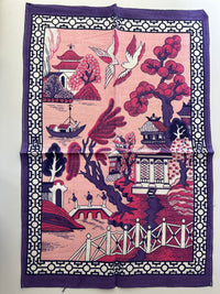 Asian Inspired VINTAGE New Tea Towel