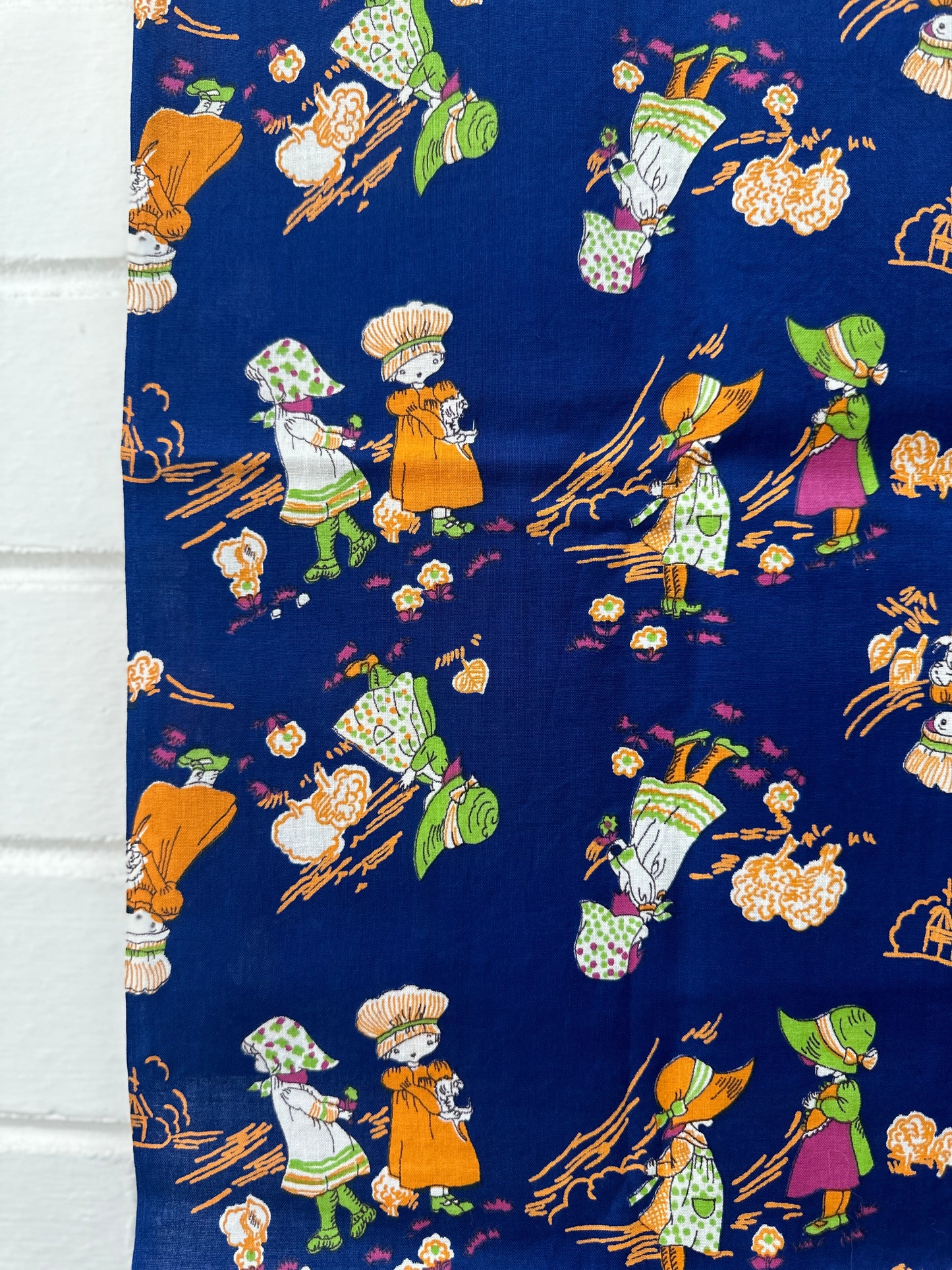 150cms WONDERFUL Novelty Cotton VINTAGE Fabric