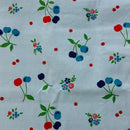 150cms SWEET Vintage Cotton Fabric Blues