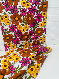 440cms FABULOUS Loud Vintage Fabric HUGE