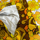 UNUSED Vintage Retro Curtain CARAVAN Small Window