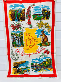 The Grampians Tea Towel RETRO