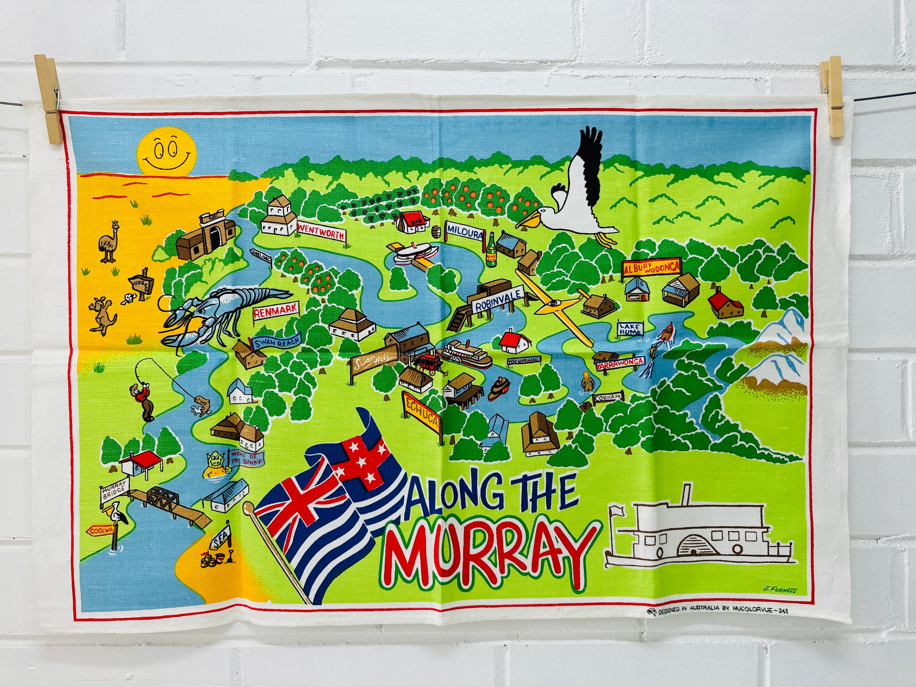 Along The Murray TEA TOWEL