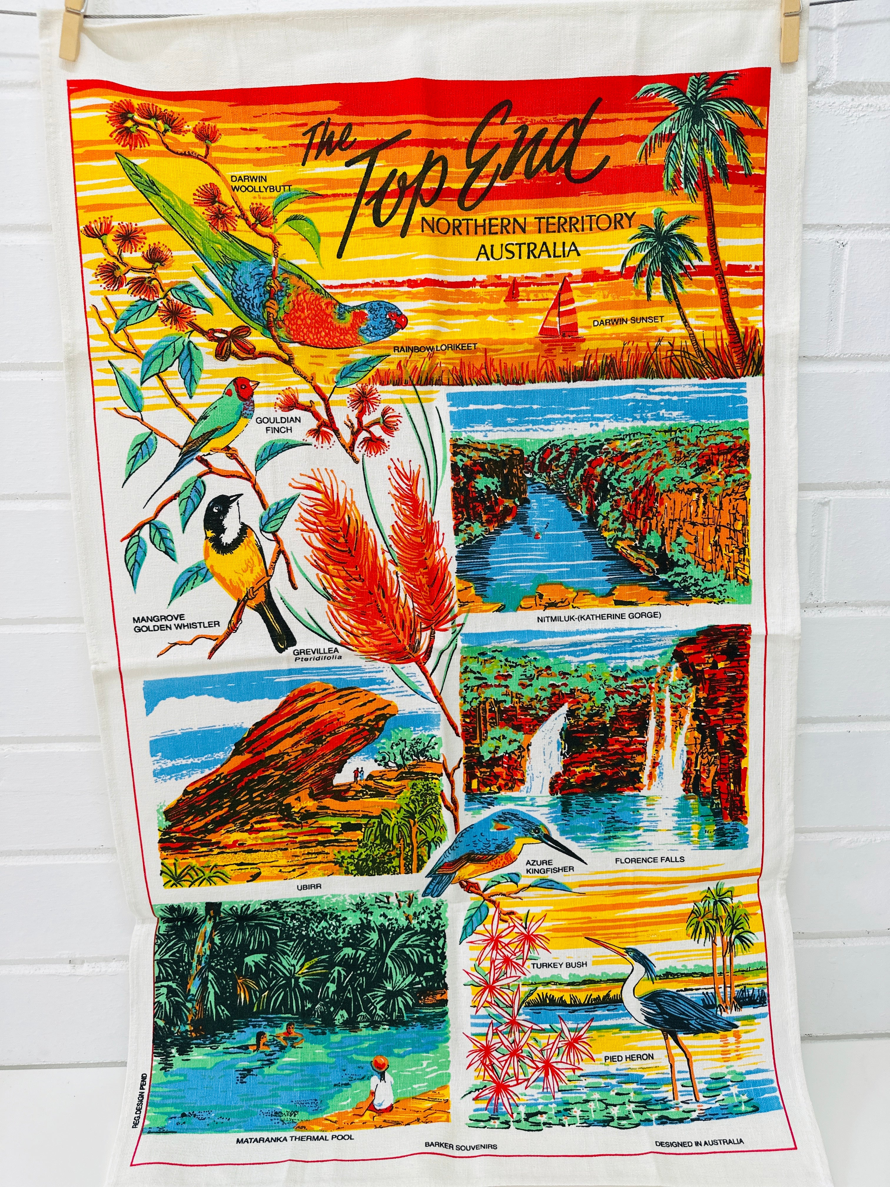 The Top End Northern Territory TEA TOWEL