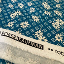 Robert Kaufman - Daisy Blue Cotton Floral Fabric