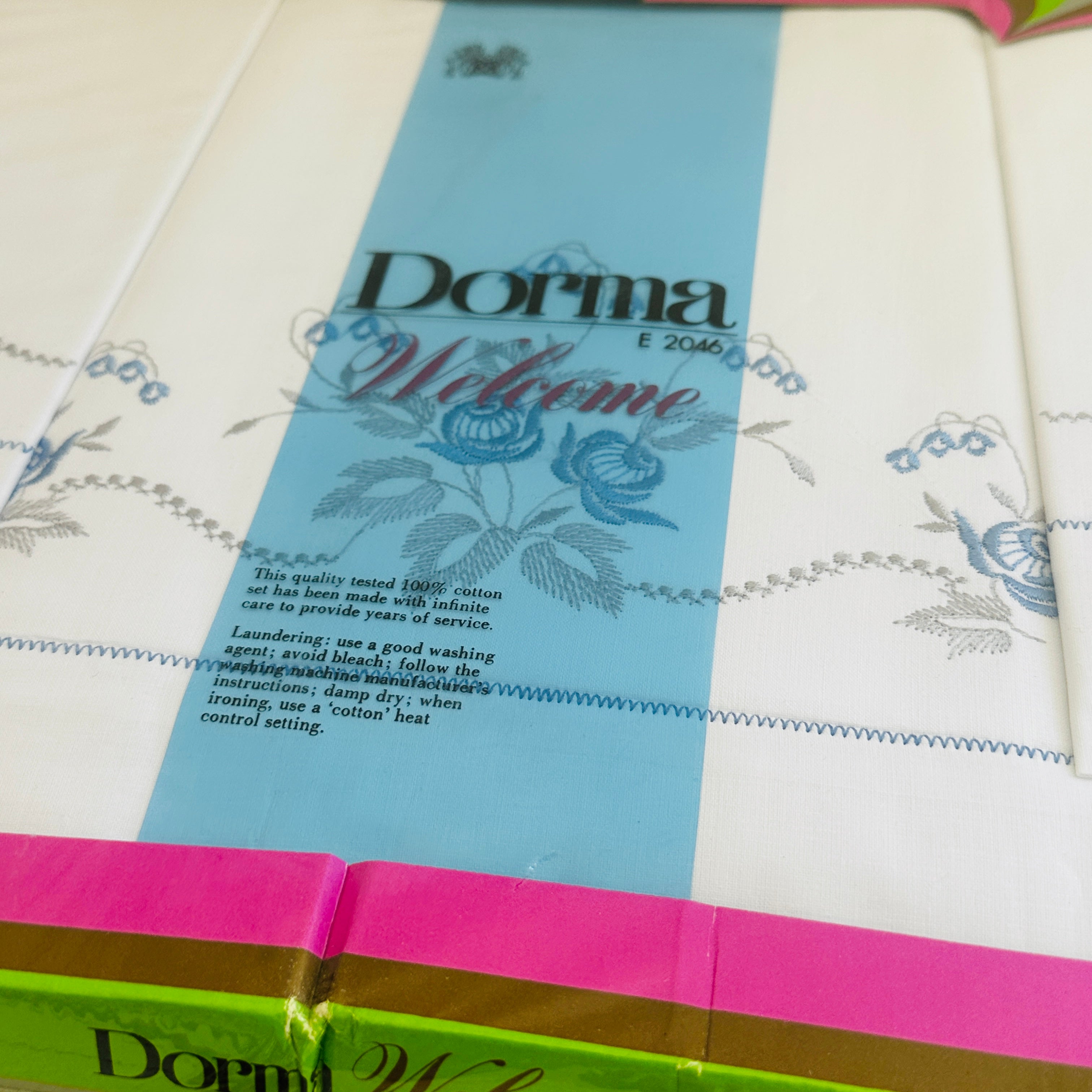 Retro Dorma Cotton Sheet Set