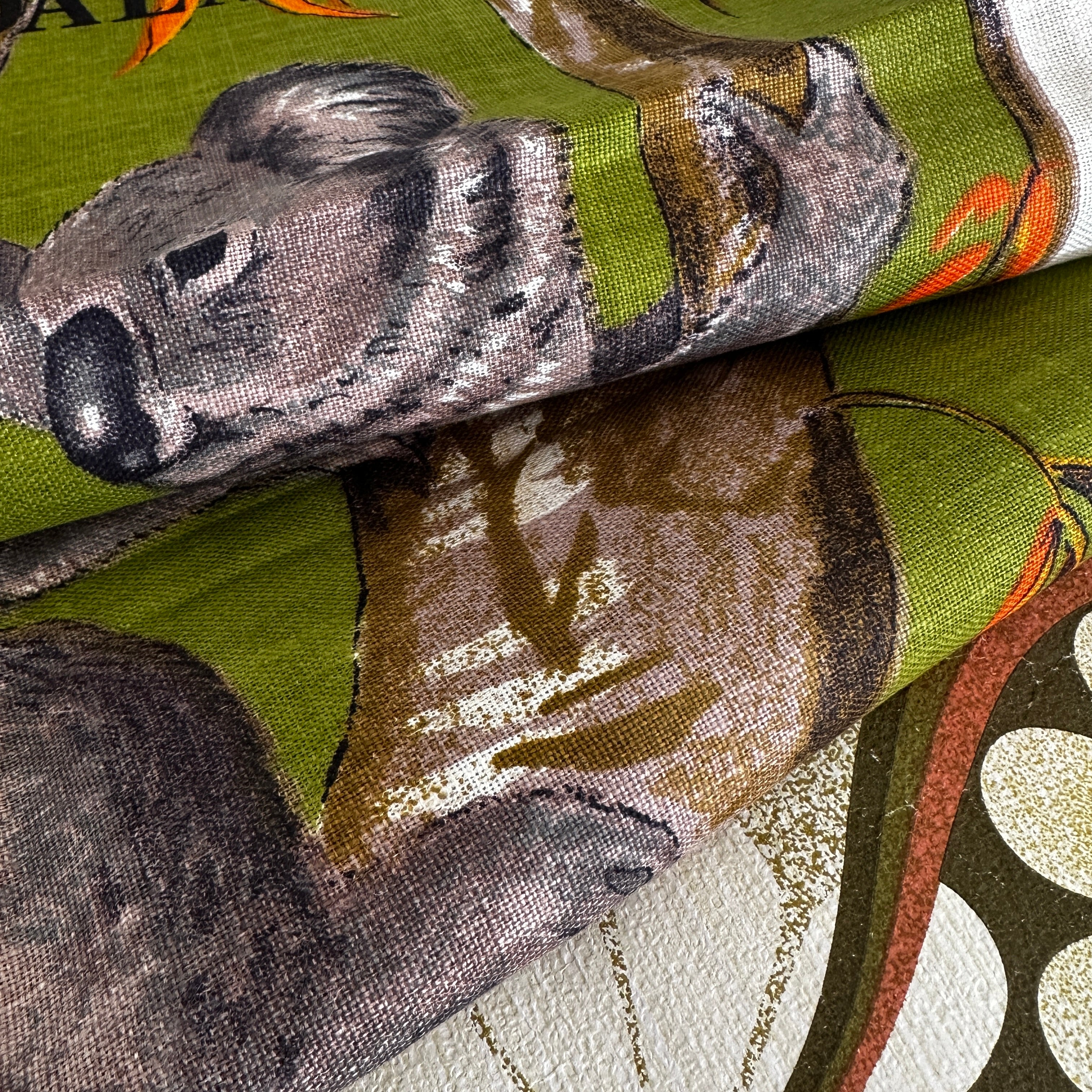 UNUSED Australian Koala's Tea Towel LAMONT