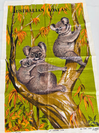 UNUSED Australian Koala's Tea Towel LAMONT