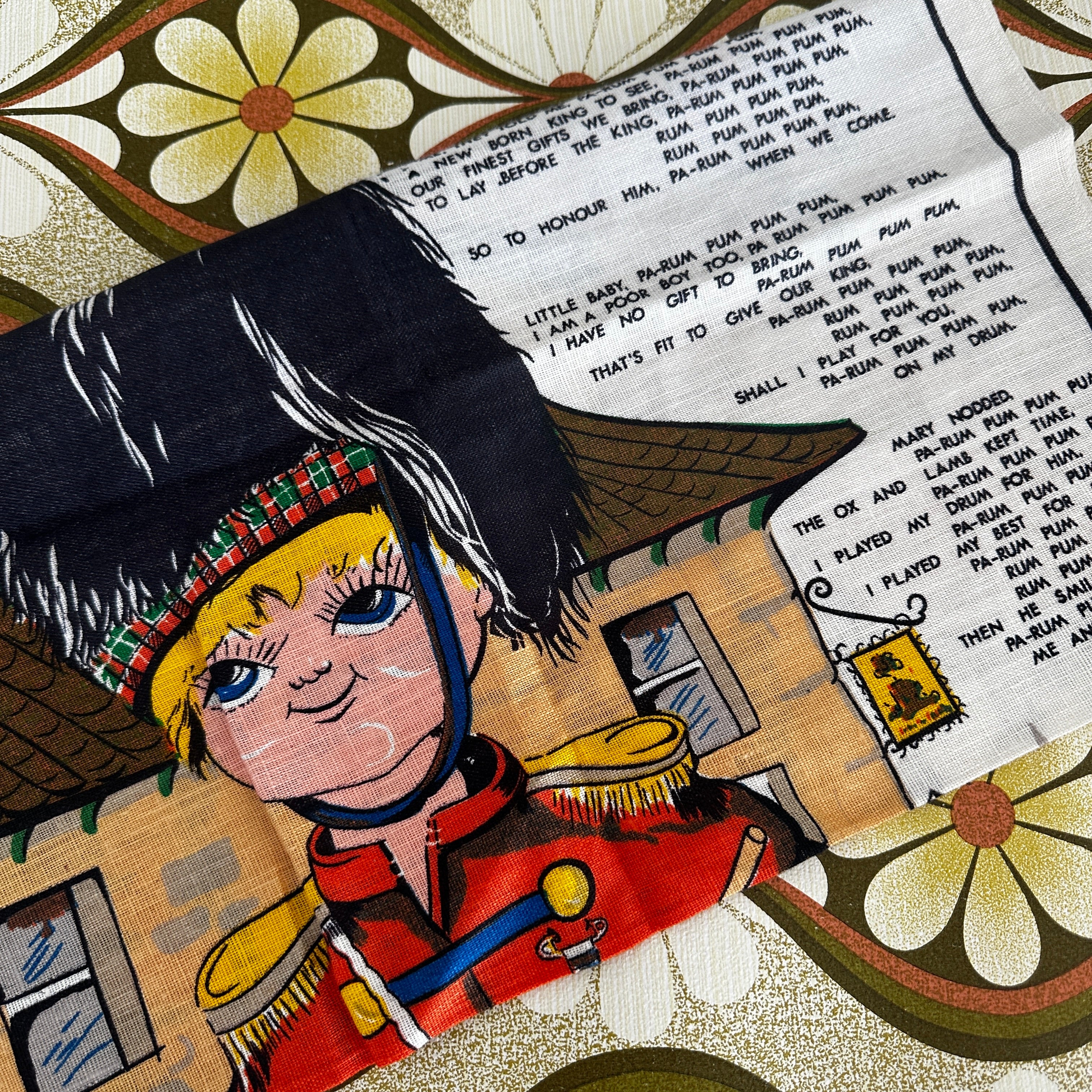 Little Boy Drummer LAMONT Tea Towel
