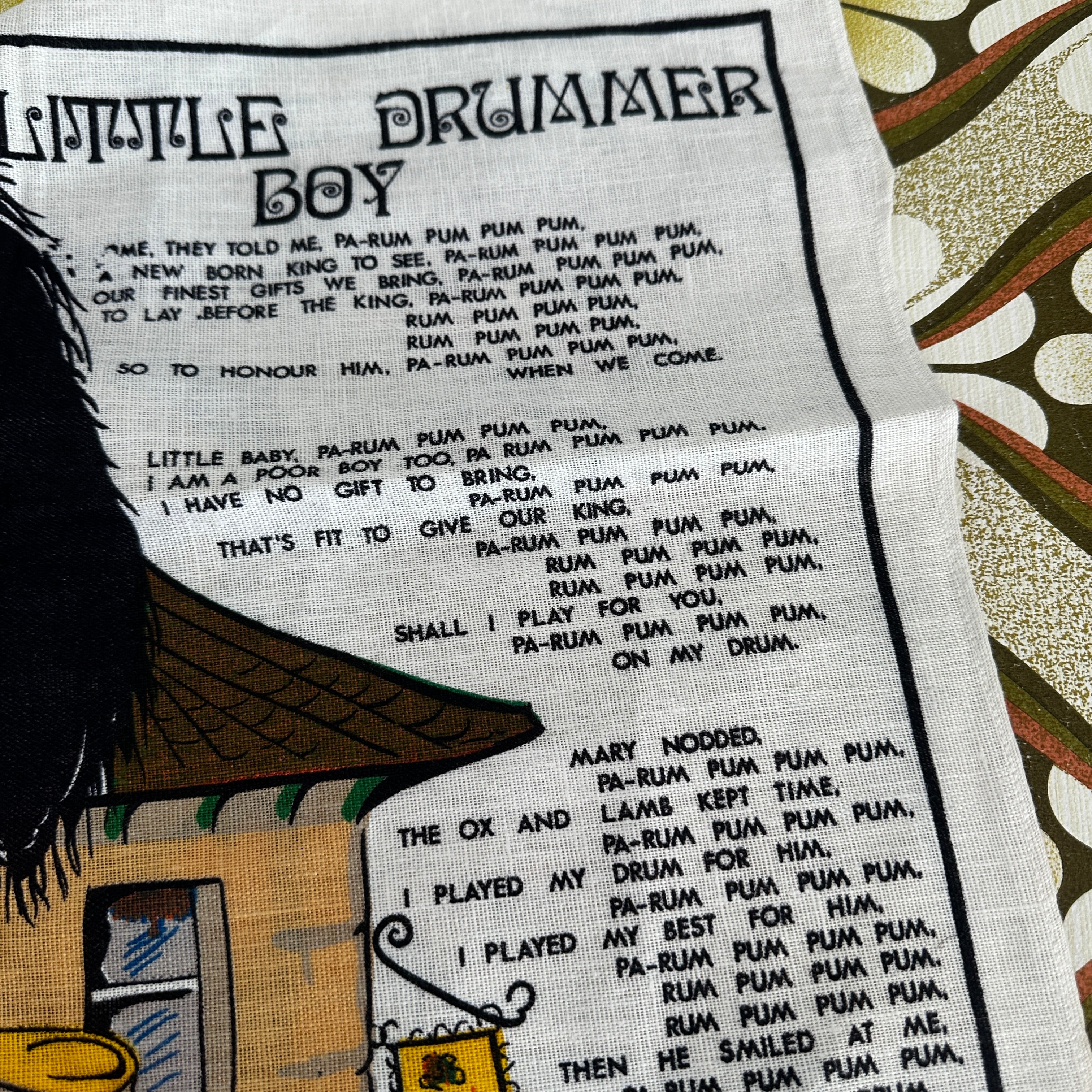 Little Boy Drummer LAMONT Tea Towel