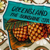 UNUSED Pure LINEN Queensland Tea Towel