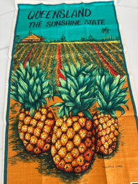 UNUSED Pure LINEN Queensland Tea Towel