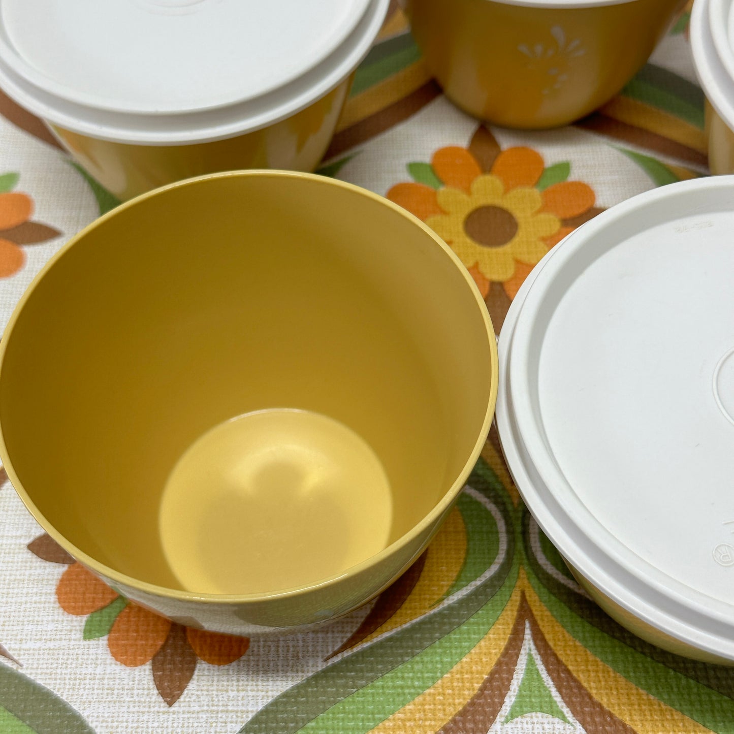 TUPPERWARE Containers x 5 RETRO Kitchen Storage