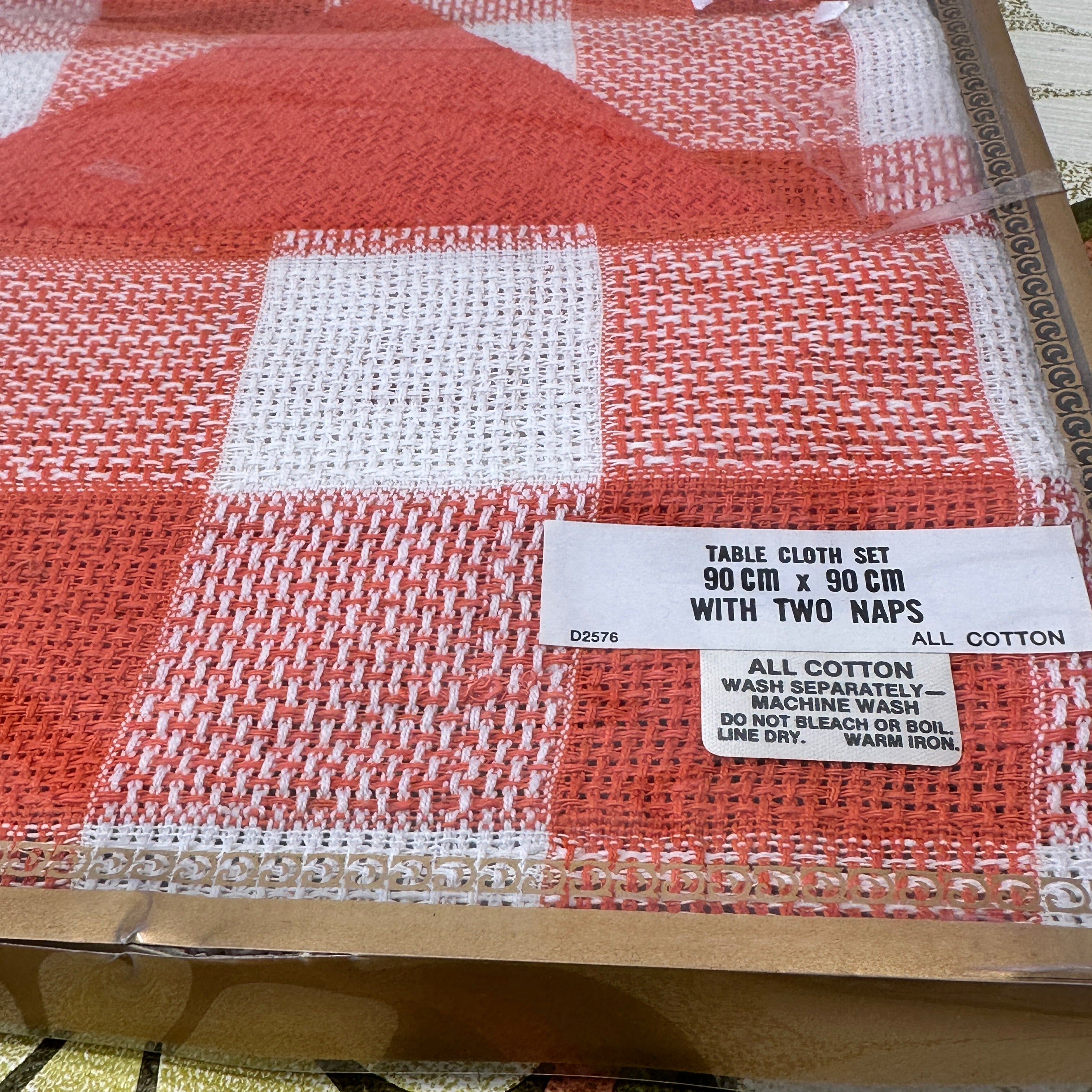 ELEGANT Table Cloth Set All COTTON