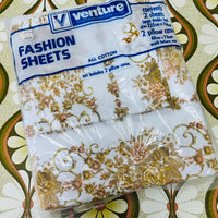 VENTURE Sheet Set All Cotton RETRO Two Pillow Cases