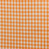240cms Marked JAPAN Vintage Apricot Gingham COTTON