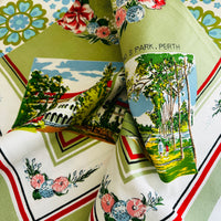 Vintage Tablecloth PERTH Cotton