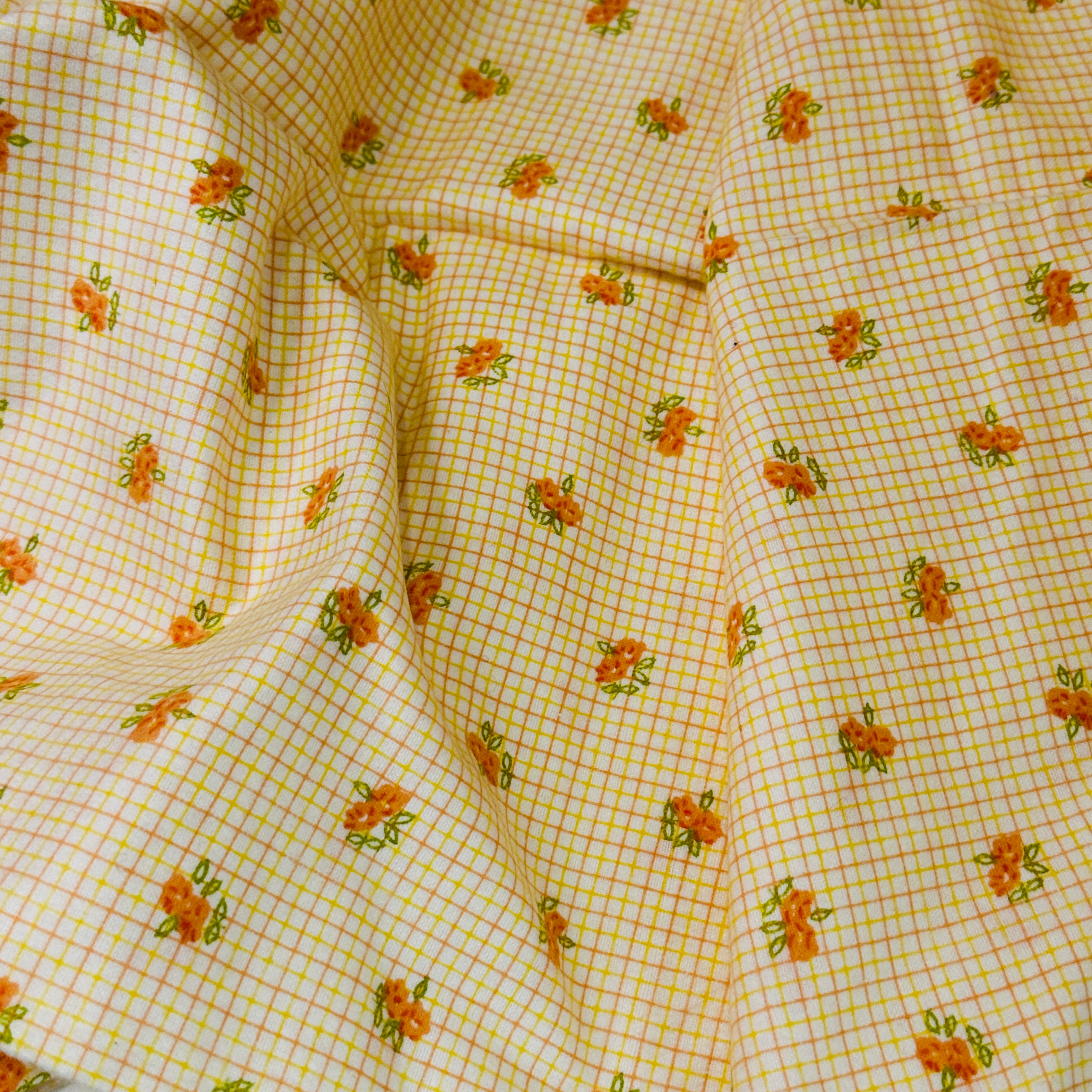 200cms Vintage Brushed Cotton Fabric APRICOT