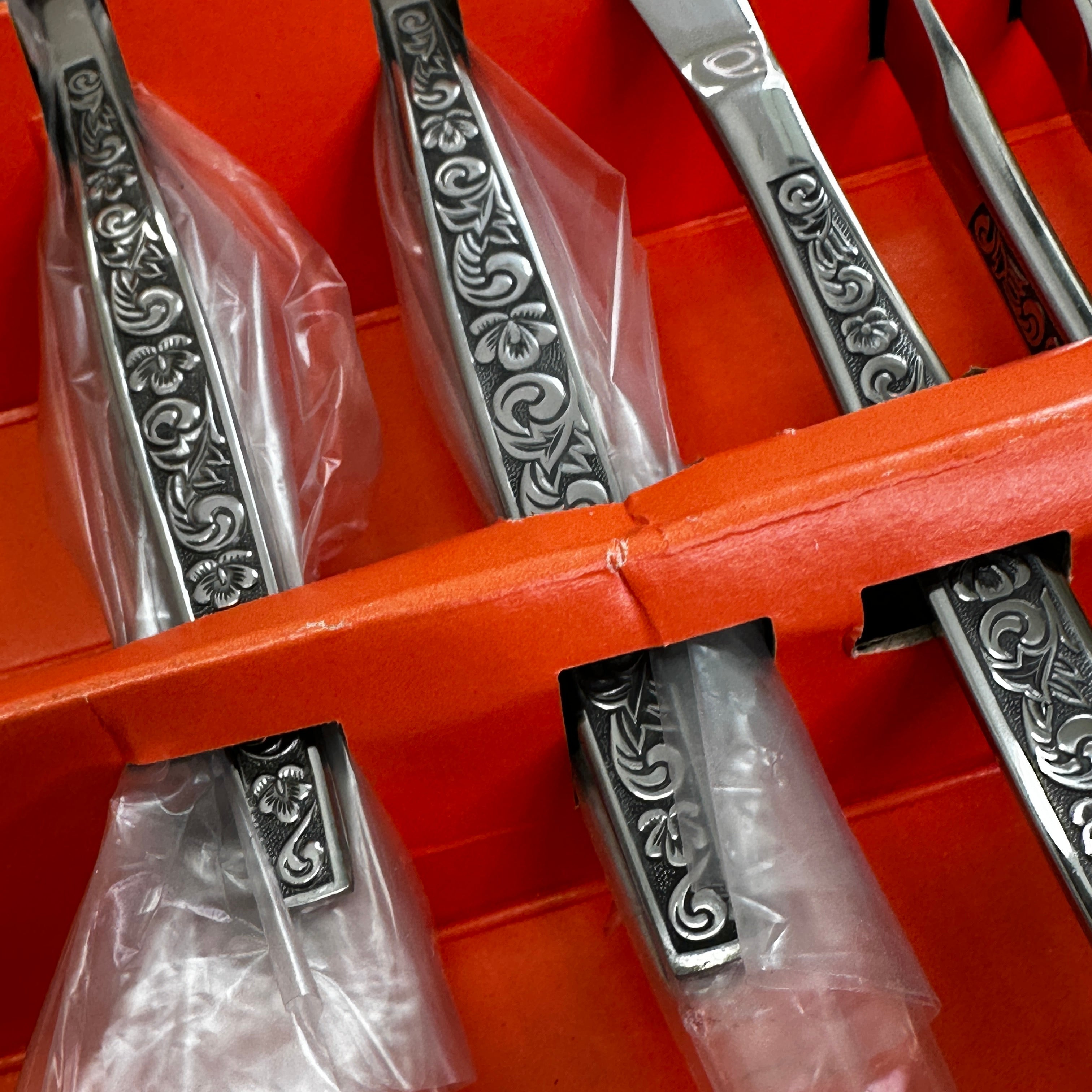 New Old Stock Vintage LUKE Stainless Steel Cutlery Set