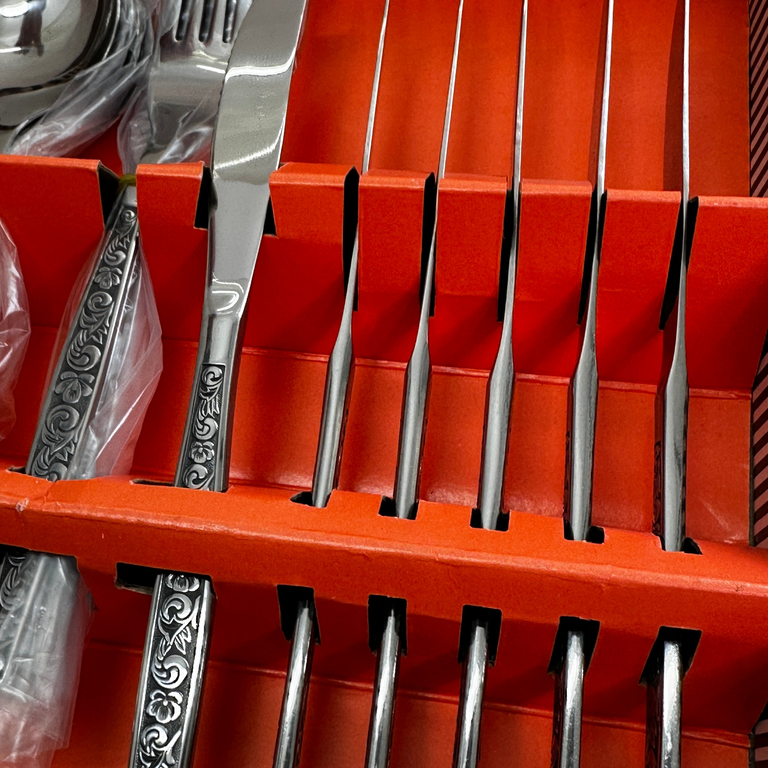 New Old Stock Vintage LUKE Stainless Steel Cutlery Set