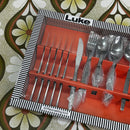 New Old Stock Vintage LUKE Stainless Steel Cutlery Set