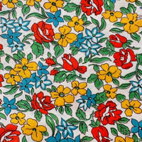 156cms FABULOUS Vintage Floral Fabric Cotton