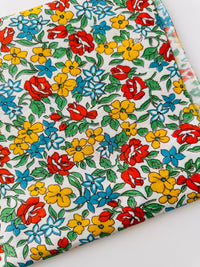 156cms FABULOUS Vintage Floral Fabric Cotton