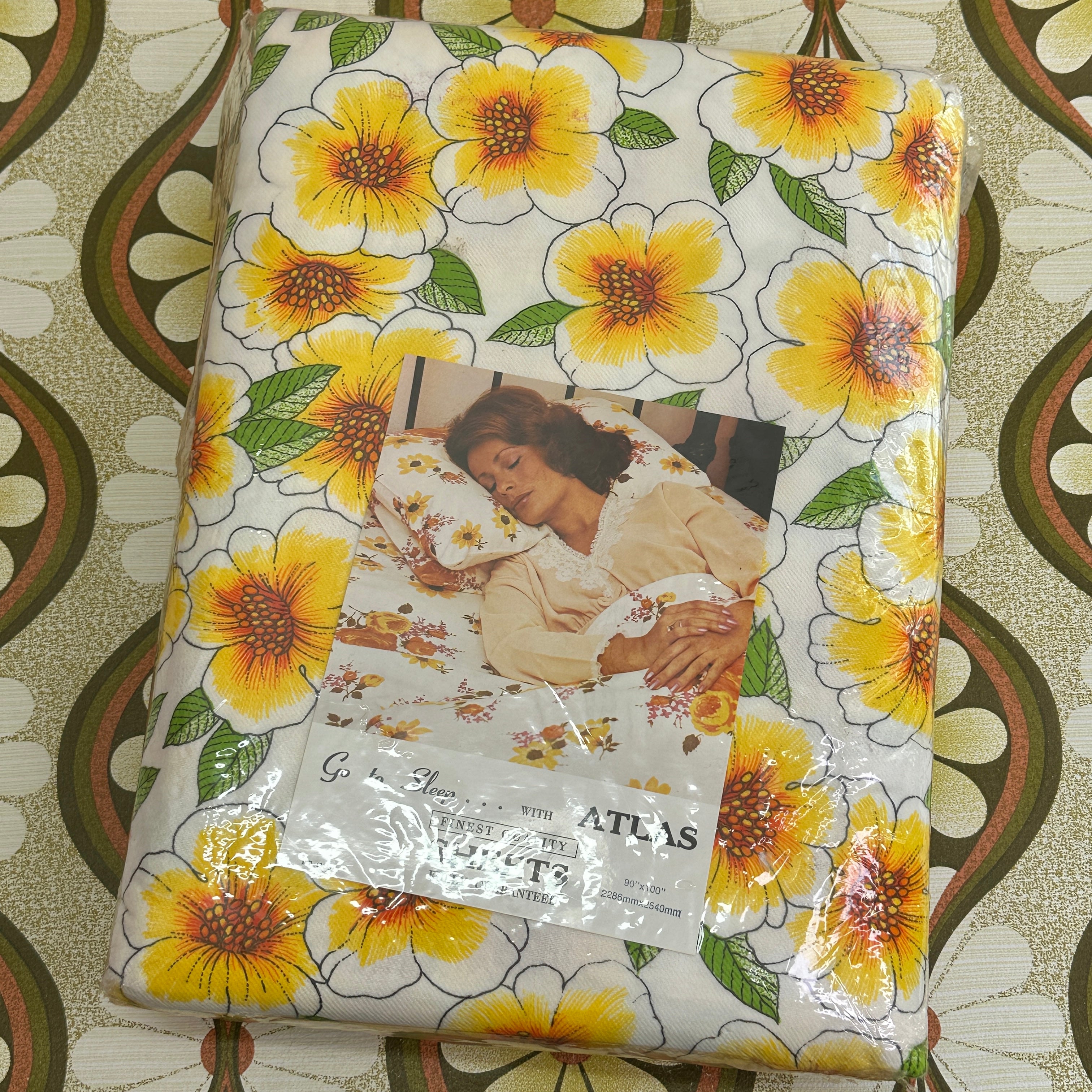 Vintage Brushed Cotton Bedsheets ATLAS