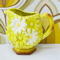 Lime Green JAPAN Milk Jug GORGEOUS Vintage