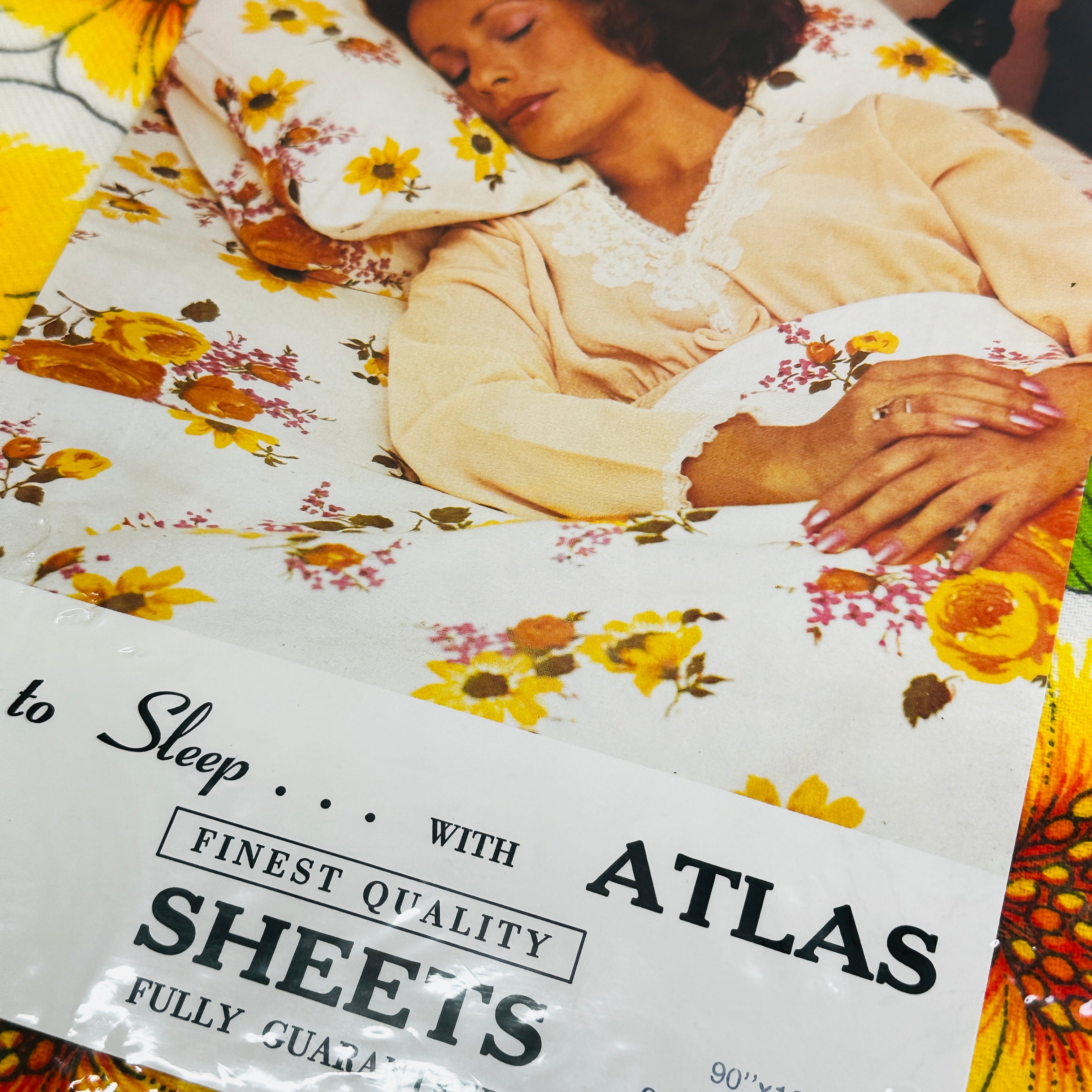 Vintage Brushed Cotton Bedsheets ATLAS