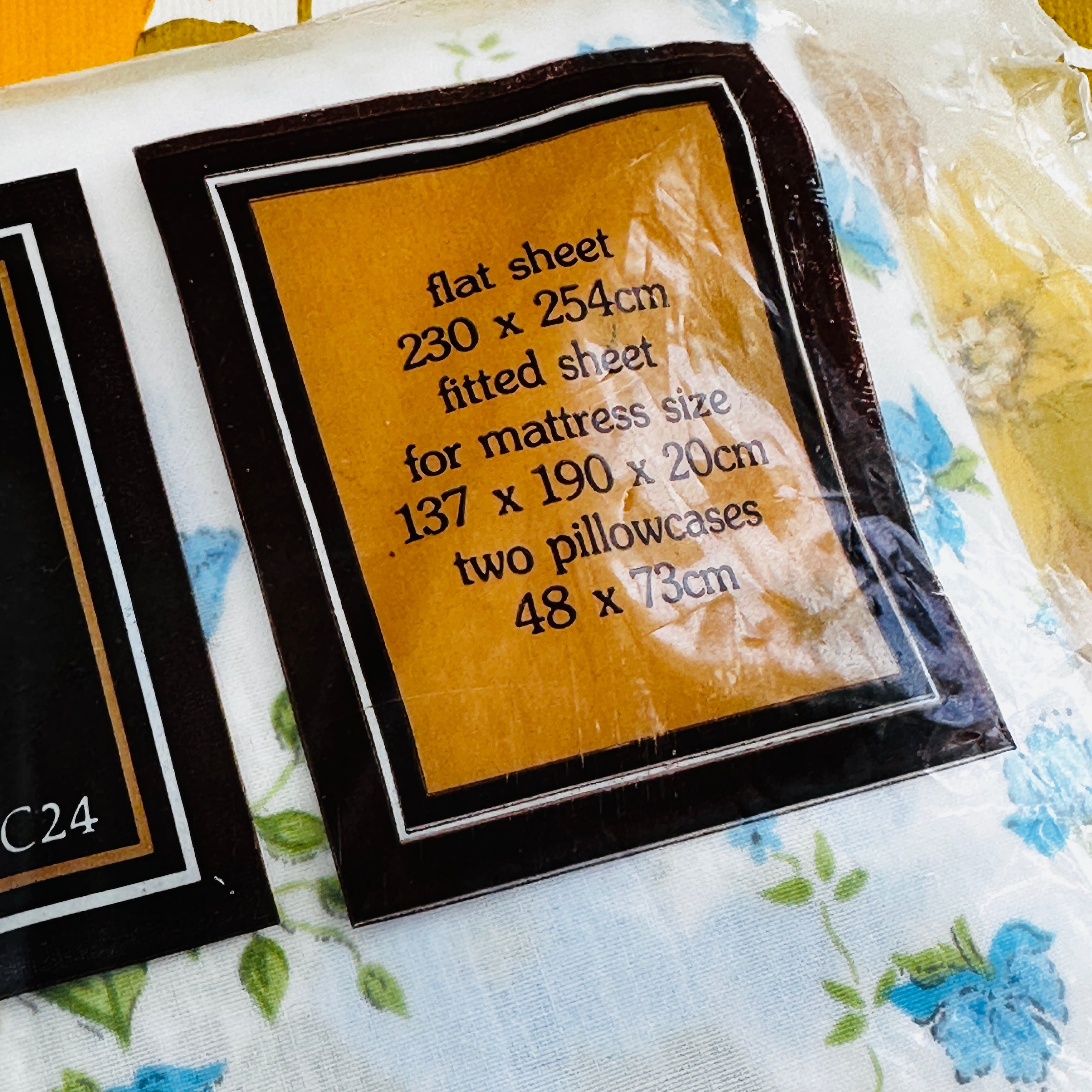 Vintage Bedsheets SHERIDAN Double
