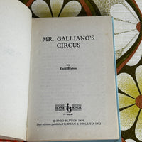 ENID Blytons Mr Galliano's Circus Vintage