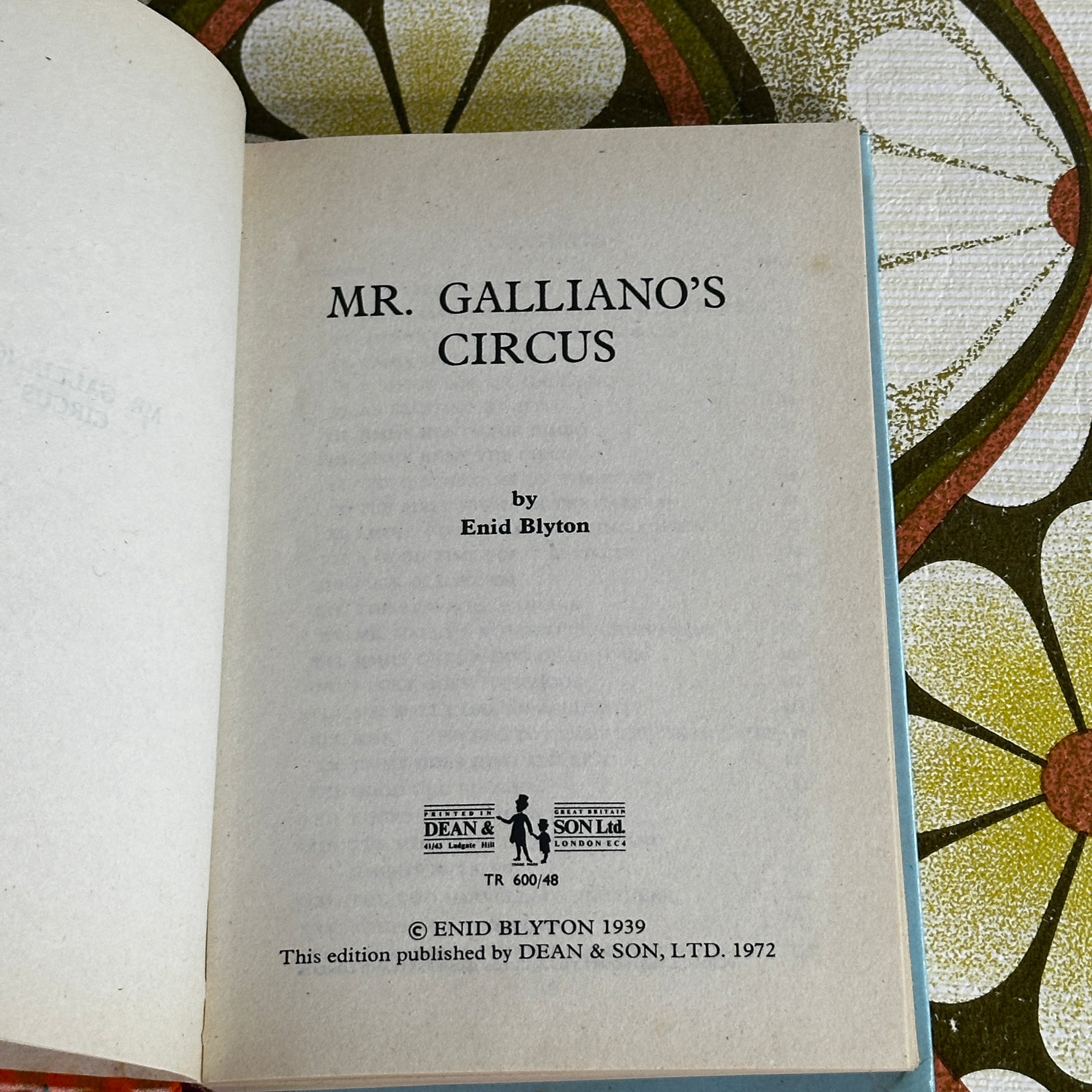 ENID Blytons Mr Galliano's Circus Vintage
