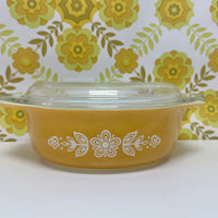 Butterfly Gold PYREX Casserole Dish