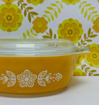 Butterfly Gold PYREX Casserole Dish