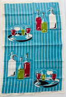 Pure Linen Party Spirit VINTAGE Tea Towel