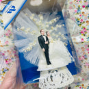 The Most Beautiful VINTAGE Wedding Cake Topper BOXED Unused