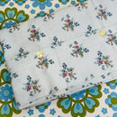 Large Vintage Cotton Pillow Cases PAIR European