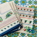 Large Cotton Table Cloth & 12 Napkins UNUSED