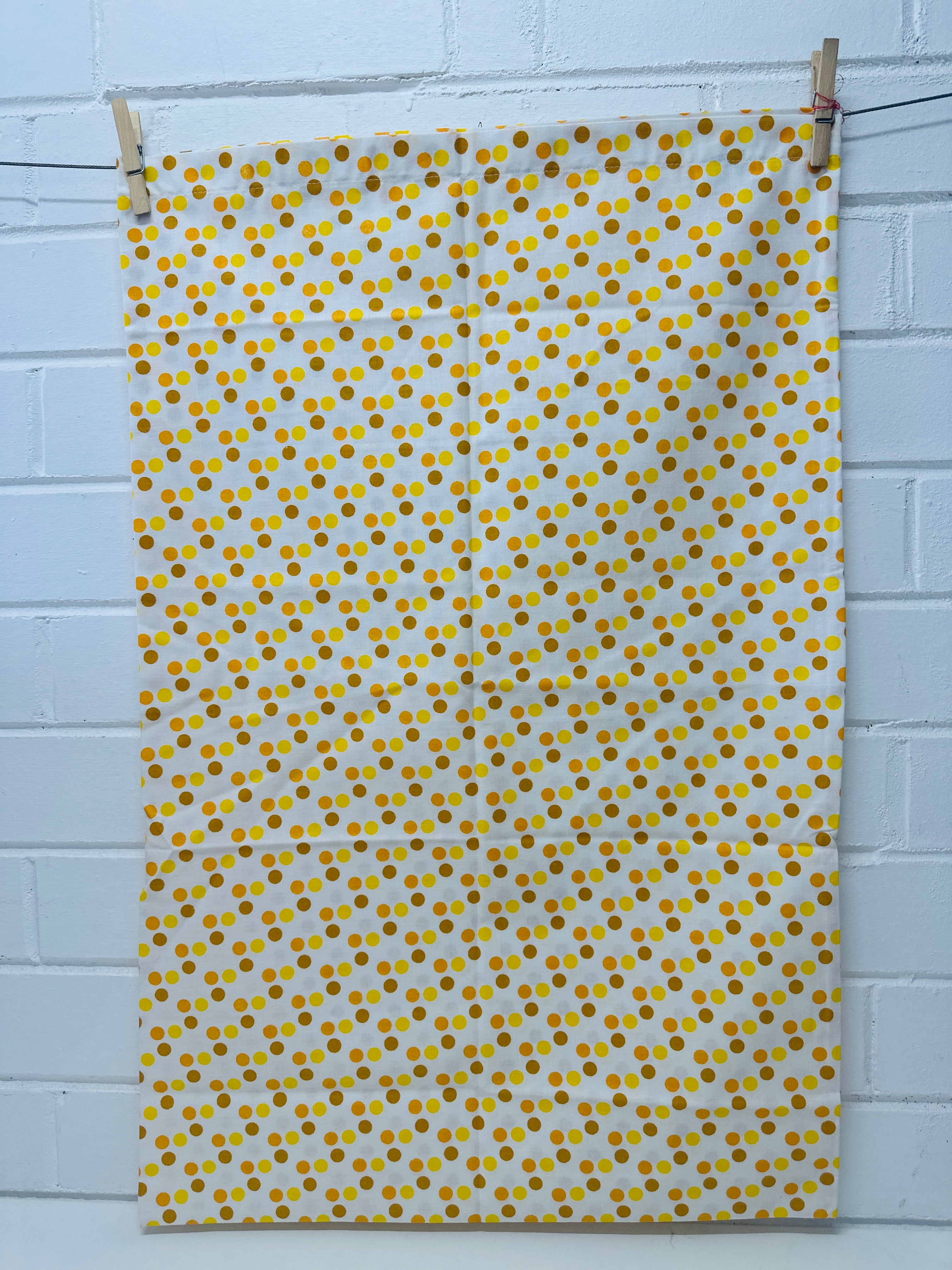 UNUSED Cotton Polka Dot Pillow Case