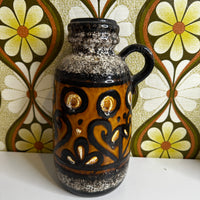 Vintage West Germany Fat Lava Vase 413-26